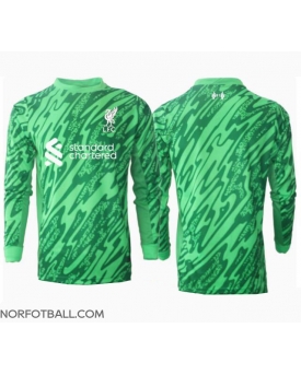 Billige Fotballdrakt Liverpool Keeper Replika Bortedrakt 2024-25 Langermet